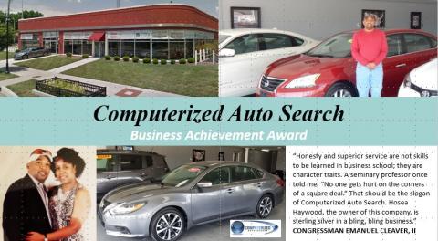 2018 Business Achievement Recipient Computerized Auto Search