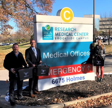 ripple glass recycling at Research Medical Center